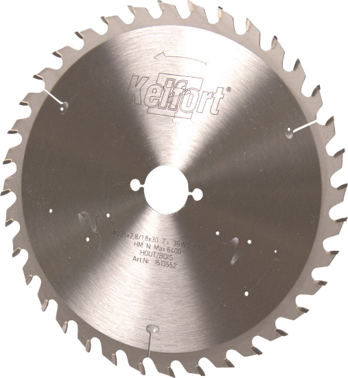 Afbeeldingen van KELFORT Cirkelzaagblad HM/ZWS 235X2,8X30MM Z=36WZ