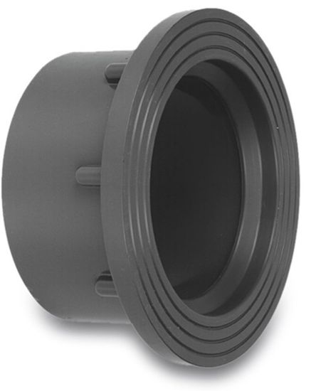 Afbeeldingen van VDL Kraagbus PVC-U grijs 63MM lijmmof