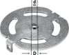 Afbeeldingen van FESTOOL Kopieerring KR-D 8,5/OF1400/VS 600 8,5MM t.b.v. OF 1400 en de sjablonen SZ 14 en FZ 6 van het VS 600 verbindingssysteem