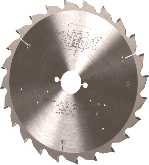 Afbeeldingen van KELFORT Cirkelzaagblad HM/K&G 216X2,8X30MM Z=24WZN