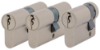 Afbeeldingen van OXLOC Profielcilinderset O5 vernikkeld 2x 30/30MM + 1x 10/30MM