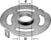 Afbeeldingen van FESTOOL Kopieerring KR-D 24/OF1400/VS 600 24MM t.b.v. OF 1400 en de sjablonen SZ 20 en SZO 20 van het VS 600 verbindingssysteem