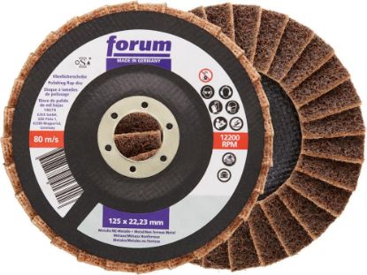 Afbeeldingen van FORUM Lamellen vlies schuurschijf 125MM grof