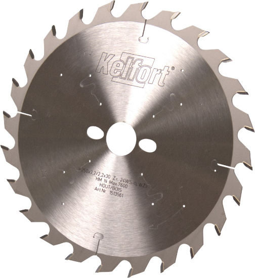 Afbeeldingen van KELFORT Cirkelzaagblad HM/ZQW 250X3.2X30MM Z=24WZ