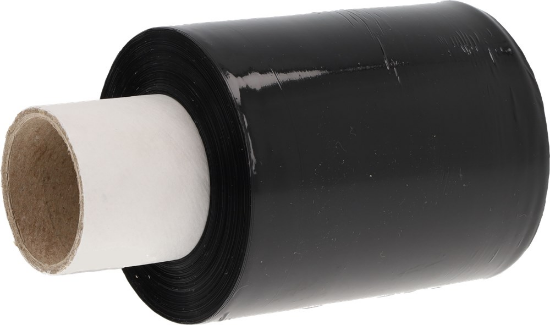 Afbeeldingen van KELFORT Bundel folie zwart 23mu 10CM 150M