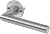 Afbeeldingen van OXLOC Deurkruk/knop + rozet L-model Tilburg RVS 37-47MM