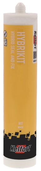 Afbeeldingen van KELFORT Hybrikit MS-poly wit lijmen/voegen 290ML