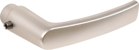Afbeeldingen van OXLOC Deurkruk gat blokmodel Bordeaux aluminium F1