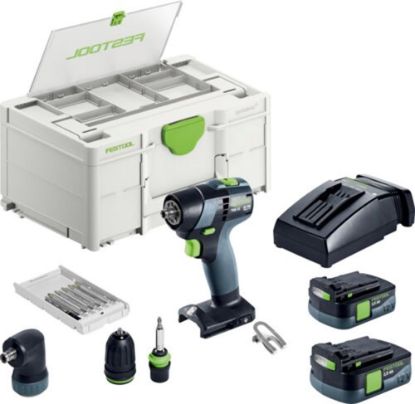 Afbeeldingen van FESTOOL Accu schroefboormachine TXS122,5-Set 10,8V 2x 2,5Ah in systainer