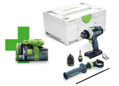 Afbeeldingen van FESTOOL Accu schroefboormachine TDC18/4I-Basic-5,0 QUADRIVE 18V BODY in systainer