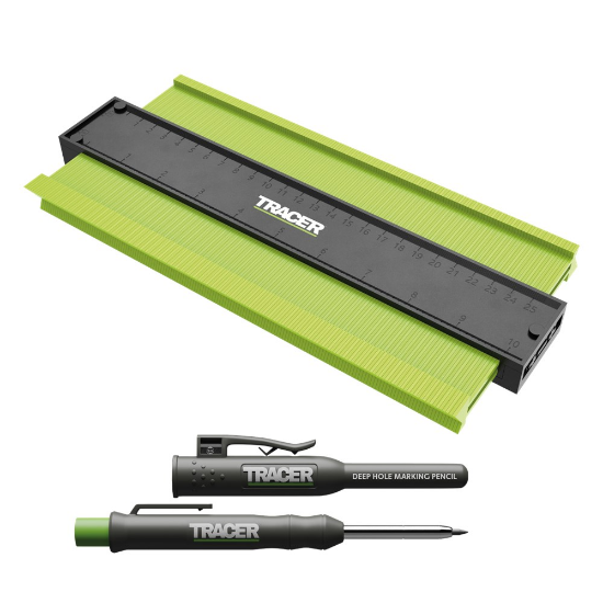 Afbeeldingen van TRACER Contourmeter 250MM met Diepgat Markeerpotlood
