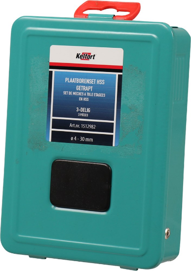 Afbeeldingen van KELFORT Trappenboorset HSS 4-30MM 3x