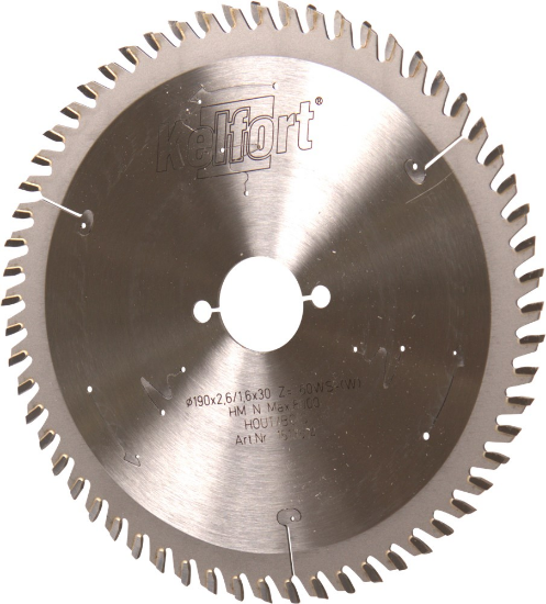 Afbeeldingen van KELFORT Cirkelzaagblad HM/HKS 190X2,6X30MM Z=60WZ