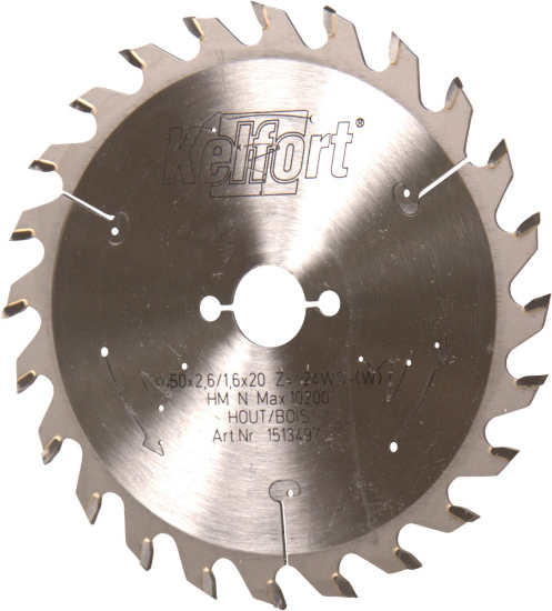 Afbeeldingen van KELFORT Cirkelzaagblad HM/HKS 150X2,6X20MM Z=24WZ