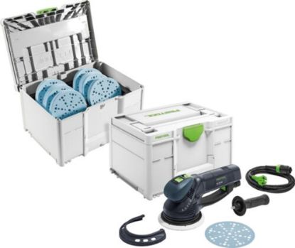 Afbeeldingen van FESTOOL Excenterschuurmachine RO150FEQ-SYSGR ROTEX in systainer