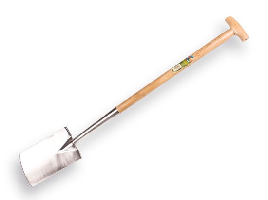 Afbeeldingen van Zwanenhalsspade RVS met steel