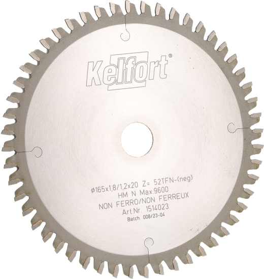 Afbeeldingen van KELFORT Cirkelzaagblad HM 165X1,8X20MM Z=52 TRFN