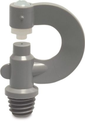 Afbeeldingen van VDL Nevelsproeier nylon grijs/wit ⅜WW buitendraad 0,75MM