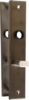 Afbeeldingen van OXLOC Langschild vrij/bezet rechthoek-model RVS 8X63MM