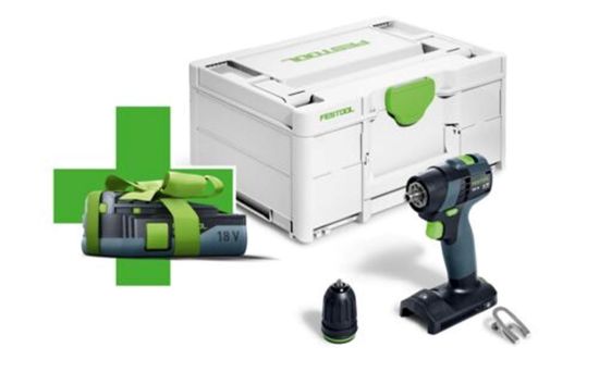 Afbeeldingen van FESTOOL Accu schroefboormachine TXS18-Basic-3,0 18V BODY in systainer