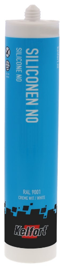 Afbeeldingen van KELFORT Siliconenkit crèmewit 310ML