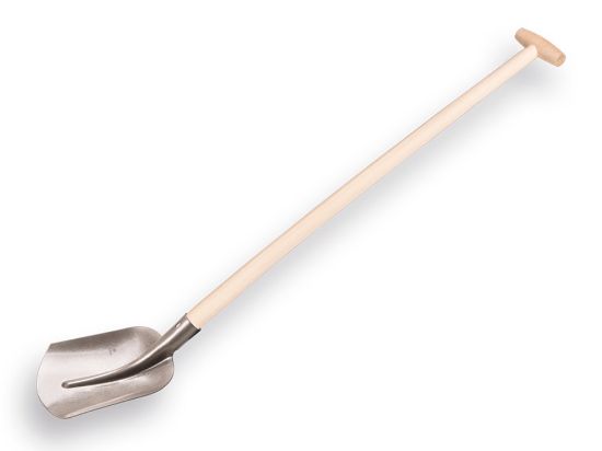 Afbeeldingen van Schepbats 1/2 00 ongewaxt schopsteel 100CM
