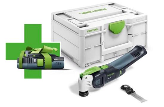 Afbeeldingen van FESTOOL Accu oscillerende machine OSC18E-Basic-4,0 VECTURO 18V in systainer