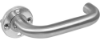 Afbeeldingen van OXLOC Deurkruk/knop + rozet D-model Coevorden RVS 37-47MM