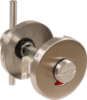 Afbeeldingen van OXLOC Rozet vrij/bezet SR RVS op stalen onderrozet 52X8,5MM