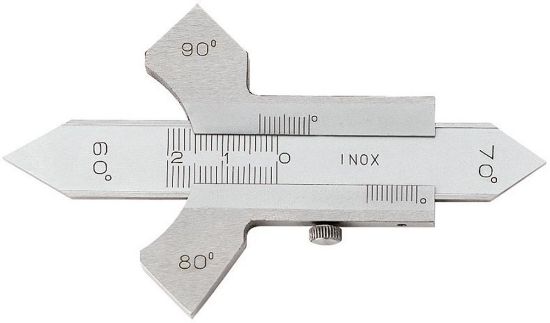 Afbeeldingen van FORUM Lasnaadkaliber met schuif & nonius 20MM