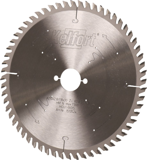 Afbeeldingen van KELFORT Cirkelzaagblad HM/HKS 210X2,8X30MM Z=60WZ