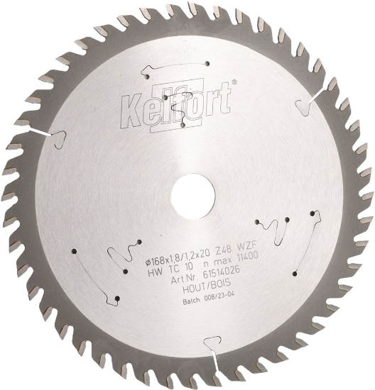 Afbeeldingen van KELFORT Cirkelzaagblad HM 168X1,8X20MM Z=48 FWS