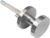 Afbeeldingen van OXLOC Deurkruk/knop + rozet L-model Tilburg RVS 37-47MM