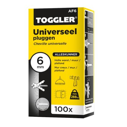 Afbeeldingen van Plug universeel AF6 6MM 100x