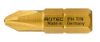 Afbeeldingen van ROTEC Schroefbit ¼" PRO PH3 25MM C6,3 TiN 2x