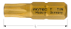 Afbeeldingen van ROTEC Schroefbit ¼" PRO T9 25MM C6,3 TiN 10x