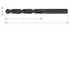 Afbeeldingen van ROTEC Metaalboor HSS-R DIN338 type N 9,2MM