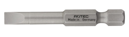 Afbeeldingen van ROTEC Schroefbit ¼" PRO sleuf 1,6X8,0MM L=50MM E6,3 BASIC 10x