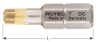 Afbeeldingen van ROTEC Schroefbit ¼" PRO T40 25MM C6,3 DIAMOND 10x