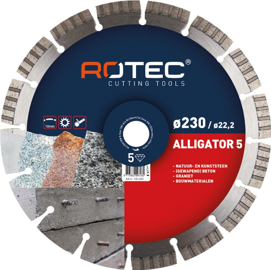 Afbeeldingen van ROTEC Diamantzaagblad TURBO 350X3,2X25,4MM