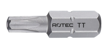 Afbeeldingen van ROTEC Schroefbit ¼" PRO STX15 25MM C6,3 tamper-resistant BASIC 2x