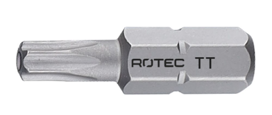 Afbeeldingen van ROTEC Schroefbit ¼" PRO STX27 25MM C6,3 tamper-resistant BASIC 10x