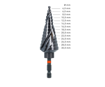 Afbeeldingen van Impact trappenboor HSS TiAIN Nr.1 6.3 4-20MM