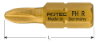 Afbeeldingen van ROTEC Schroefbit ¼" PRO PH2 gereduceerd 25MM C6,3 TiN 2x