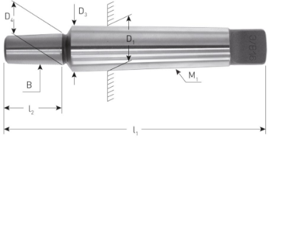 Afbeeldingen van ROTEC Boorhouderstift MC1 - B16