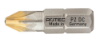 Afbeeldingen van ROTEC Schroefbit ¼" PRO PZ1 25MM C6,3 DIAMOND 2x