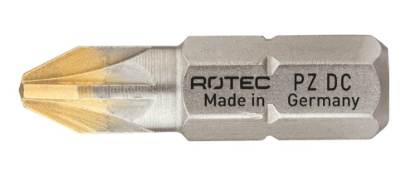 Afbeeldingen van ROTEC Schroefbit ¼" PRO PZ1 25MM C6,3 DIAMOND 10x