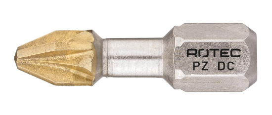 Afbeeldingen van ROTEC Torsionbit ¼" PRO PZ3 25MM C6,3 DIAMOND 2x