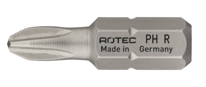 Afbeeldingen van ROTEC Schroefbit ¼" PRO PH2 gereduceerd 25MM C6,3 BASIC 10x