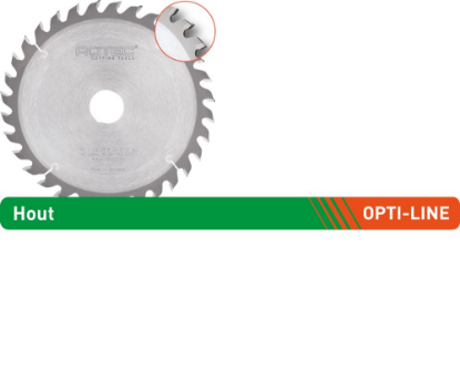 Afbeeldingen van ROTEC Cirkelzaagblad HM 165X1,8X20MM Z36 WZ